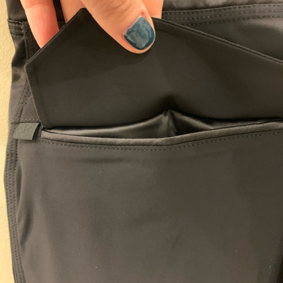 Lululemon rise and shine tuxedo pants EUC 6 - Picture 6 of 11